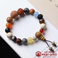 Vòng Đeo Tay Hạt Gỗ Bồ Đề 18 Hạt 12mm 7 vong deo tay hat go bo de 18 hat 12mm 14