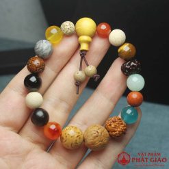 Vòng Đeo Tay Hạt Gỗ Bồ Đề 18 Hạt 12mm 13 vong deo tay hat go bo de 18 hat 12mm 15
