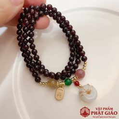 vong quan tay 3 vong da ngoc charm may man tai loc10