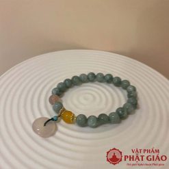 Vòng Tay Ngọc Thạch Bình An Khóa Lựu 6mm 10 vong tay ngoc thach binh an khoa luu 6mm 4