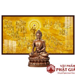 Tranh Trúc Chỉ In Hình Phật Khổ Ngang TC336 2 1 28