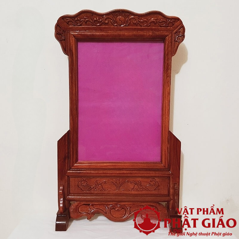 Khung Ảnh Thờ Đẹp Bằng Gỗ Hương Kích Thước Ảnh 25x35cm 4 1 15
