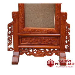 Khung Ảnh Thờ Tứ Linh Đẹp Bằng Gỗ Hương Kích Thước Ảnh 20x30 cm 1 2 16