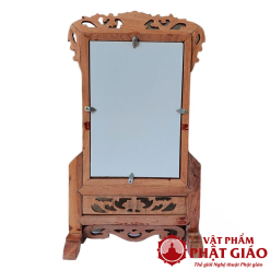 Khung Ảnh Thờ Gỗ Hương Hoa Văn Đục Thủng Kích Thước Ảnh 20x30cm 2 2 19