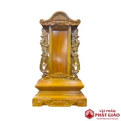 Bài Vị Khắc Phượng Vàng Gỗ Long Não, Cao 30cm (Chưa Khắc Chữ) 1 2 8