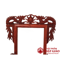 Khung Ảnh Thờ Đục Rồng Bằng Gỗ Hương Kích Thước Ảnh 20x30cm 2 3 11