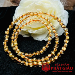 Thạch Anh Tóc Vàng Quấn Đồng Trục Hàng VIP 3 3 3