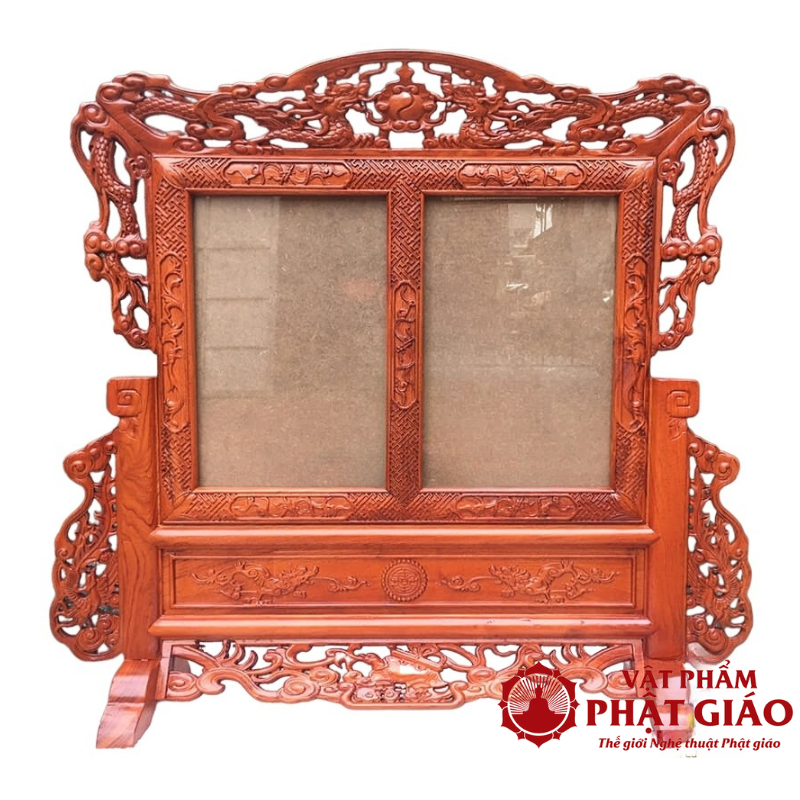 Khung Ảnh Thờ Đôi Tứ Linh Kích Thước Ảnh 20x30 cm 4 4 4