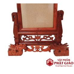 Khung Ảnh Thờ Đục Rồng Bằng Gỗ Hương Kích Thước Ảnh 20x30cm 3 4 6