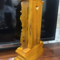 Bài Vị Khắc Phượng Vàng Gỗ Long Não, Cao 30cm (Chưa Khắc Chữ) 7 IMG 9840