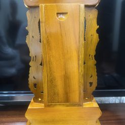 Bài Vị Khắc Phượng Vàng Gỗ Long Não, Cao 30cm (Chưa Khắc Chữ) 8 IMG 9841