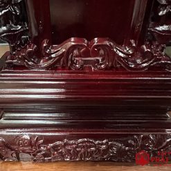 Bài Vị Khắc Sen Nâu Gỗ Long Não, Cao 30cm (Chưa Khắc Chữ) 11 bai vi khac sen nau go long nao cao 30cm chua khac chu 11 1