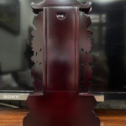 Bài Vị Khắc Sen Nâu Gỗ Long Não, Cao 30cm (Chưa Khắc Chữ) 6 bai vi khac sen nau go long nao cao 30cm chua khac chu 6 1