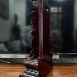 Bài Vị Khắc Sen Nâu Gỗ Long Não, Cao 30cm (Chưa Khắc Chữ) 7 bai vi khac sen nau go long nao cao 30cm chua khac chu 7 1