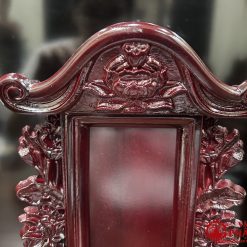 Bài Vị Khắc Sen Nâu Gỗ Long Não, Cao 30cm (Chưa Khắc Chữ) 9 bai vi khac sen nau go long nao cao 30cm chua khac chu 9 1