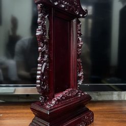 Bài Vị Khắc Phượng Nâu Gỗ Long Não, Cao 26cm (Chưa Khắc Chữ) 3 bai vi vien khac phuong nau go long nao cao 26cm chua khac chu 4