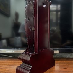 Bài Vị Viền Khắc Rồng Nâu Gỗ Long Não, Cao 30cm (Chưa Khắc Chữ) 5 bai vi vien khac rong nau go long nao chua khac chu cao 30cm 5