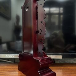 Bài Vị Viền Khắc Rồng Nâu Gỗ Long Não, Cao 30cm (Chưa Khắc Chữ) 7 bai vi vien khac rong nau go long nao chua khac chu cao 30cm 7