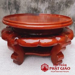 Ghế Đôn Gỗ Tròn Bằng Bỗ Hương Đường Kính 26 cm Cao 16 cm 2 Ghế đôn gỗ tròn bằng gỗ hương đường kính 26 cm cao 16 cm