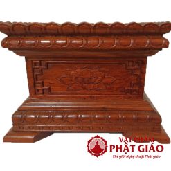 Đôn gỗ hương hoa sen 30x30 cm cao 20 cm