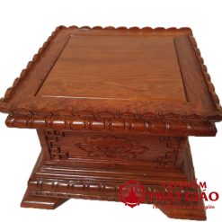 Đôn gỗ hương hoa sen 30x30 cm cao 20 cm