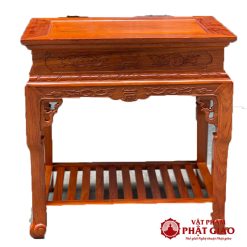 Đôn rồng bằng gỗ hương cao cấp kích thước 40x60 cm cao 60, 70 cm