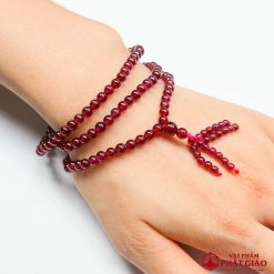 Vòng Tay Quấn 3 Đá Ganet 4,5mm Biểu Tượng Của Thành Công 1 vong tay quan 3 da ganet 45mm bieu tuong cua thanh cong