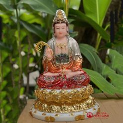 tuong phat quan am bo tat ngoi de sen ve chat lieu bot da cao 30cm 40cm 48cm 2