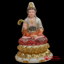 bo tuong ta ba tam thanh bot da son ve vien vang cao 30cm 40cm 48cm vat pham phat giao la boi 5