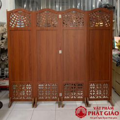 Vách Bình Phong Kín Thanh Lịch Đầu Vòm, Kích Thước 50x180cm 2 2 2