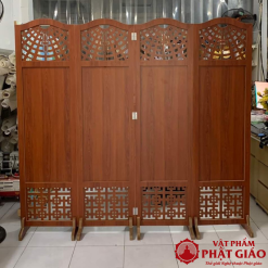 Vách Bình Phong Kín Thanh Lịch Đầu Vòm, Kích Thước 50x180cm 3 3 2