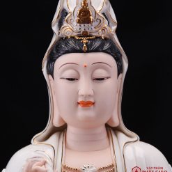 Tượng Phật Bà Quan Âm Sứ Trắng Tọa Đài Sen Hồng Cao 30cm, 35cm, 40cm, 45cm 4 O1CN01QW9jAs2JXS5vtf4xa 4200579431 0 cib