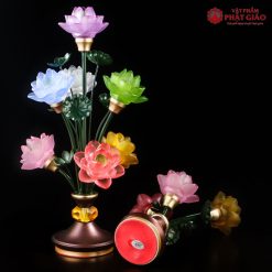 Đèn Thờ Hoa Sen Cúng Phật Chất Liệu Thủy Tinh Nhiều Màu 2 O1CN01cLXSD81OCuAuYWMzO 2211786051670 0 cib 1