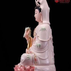 Tượng Phật Bà Quan Âm Sứ Hồng Cao 30cm, 35cm, 40cm, 45cm 3 O1CN01mAYWfO2JXS60SRduv 4200579431 0 cib