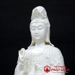 Tuong Quan Am Bo Tat Ngoi Dai Sen Bang Su Trang Cao Cap Cao 40cm 5 510x510 1