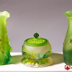 bo do tho 8 mon chat lieu thuy tinh luu ly mau xanh la 1