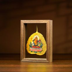 tranh la bo de ve phat khung go decor 10