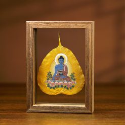 tranh la bo de ve phat khung go decor 15