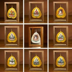 tranh la bo de ve phat khung go decor 2