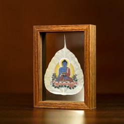 tranh la bo de ve phat khung go decor 7