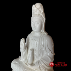 Tượng Phật Bà Quan Âm Sứ Trắng Cao 30cm, 35cm, 40cm, 45cm 14 Tượng Phật Bà Quan Âm Sứ Trắng Cao 30cm, 35cm, 40cm, 45cm - Ảnh 6