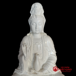 Tượng Phật Bà Quan Âm Sứ Trắng Cao 30cm, 35cm, 40cm, 45cm 13 Tượng Phật Bà Quan Âm Sứ Trắng Cao 30cm, 35cm, 40cm, 45cm - Ảnh 5