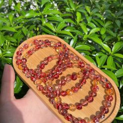 vong tay thach anh uu linh do co 8mm 3