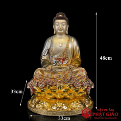 tuong phat a di da bang dong men co dai loan cao 30cm 40cm 48cm 68cm vat pham phat giao la boi 11