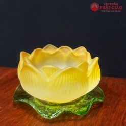 Đế Nến Màu Vàng Đế Lá Xanh 2 1 64