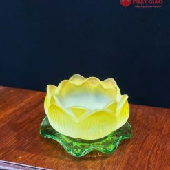 Đế Nến Màu Vàng Đế Lá Xanh 1 2 61