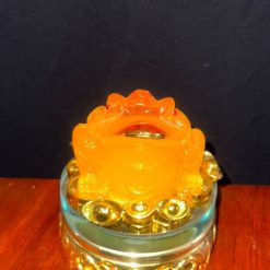 Cóc Ngậm Tiền Tài Lộc Màu Vàng 3 3 27