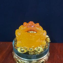 Cóc Ngậm Tiền Tài Lộc Màu Vàng 4 4 15 1