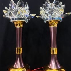 Đèn Hoa Sen Pha Lê Cỡ Lớn Cao 58cm 1 1 1 1