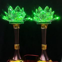 Đèn Hoa Sen Pha Lê Cỡ Lớn Cao 58cm 10 10